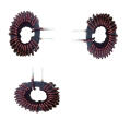 Ferrous silicon aluminium black magnetic ring inductors